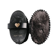Mini Diva Lammfell Kardätsche Black & Gold