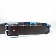 Gürtel Navy Hellblau Grau