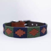 Hundehalsband Oliv Navy | Größe XL