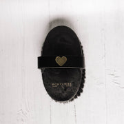 Mini Diva Lammfell Kardätsche Black & Gold