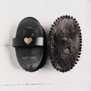 Mini Diva Lammfell Kardätsche Black & Gold